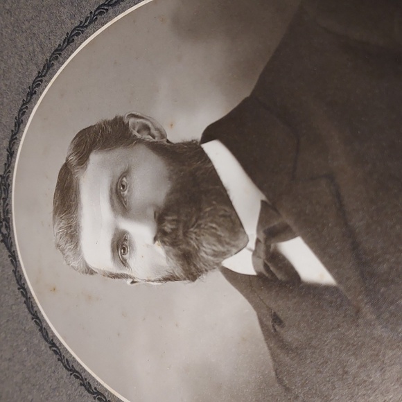 Antique Cabinet Card Wilbur O Spear 1900 Portrait - Picture 3 of 6